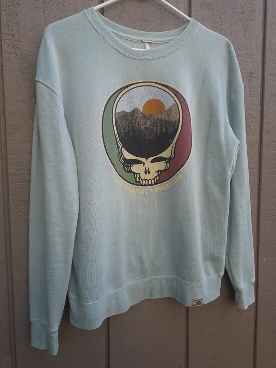 Techstyles Tops - Grateful Dead Lake Tahoe Colorado S Sweatshirt Baby Blue Dead & Co Mountains S